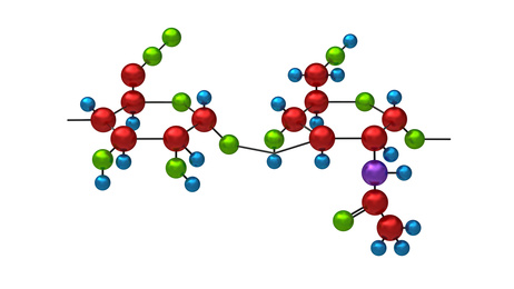 Abbildung Hyaluronsäure-Molekül